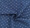 1 Yard Yoryu Jacquard Fabric Denim Blue Rayon Crinkled Lightweight Apparel Material 55/56" Width